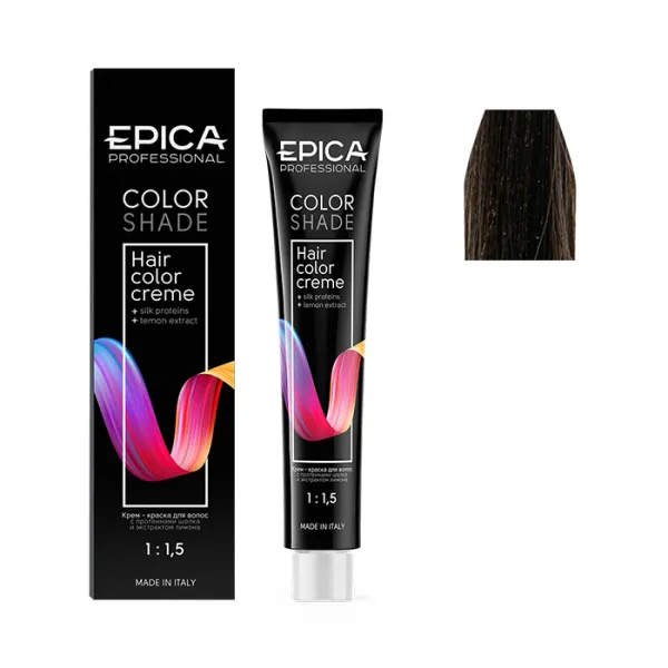 Крем-краска 60 COLORSHADE темно-русый натуральный холодный, 100 мл