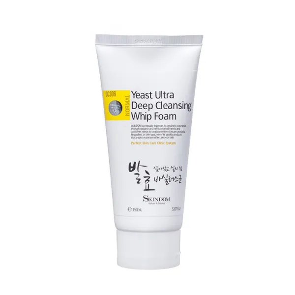 Skindom Пенка дрожжевая Yeast Ultra Deep Cleansing Whip Foam для сверхглубокого очищения лица, 150 ml