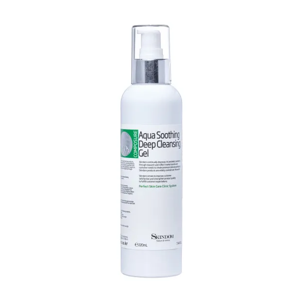 Skindom Гель для умывания Aqua Soothing Deep Cleansing Gel глубоко очищающий успокаивающий, 220 мл
