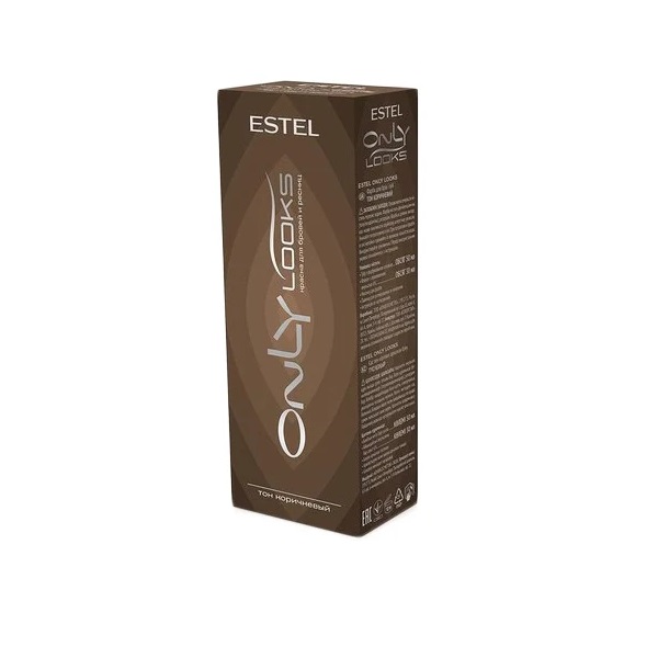 Estel Professional Оnly Looks - Краска для бровей и ресниц, тон 602 коричневая, 50 мл