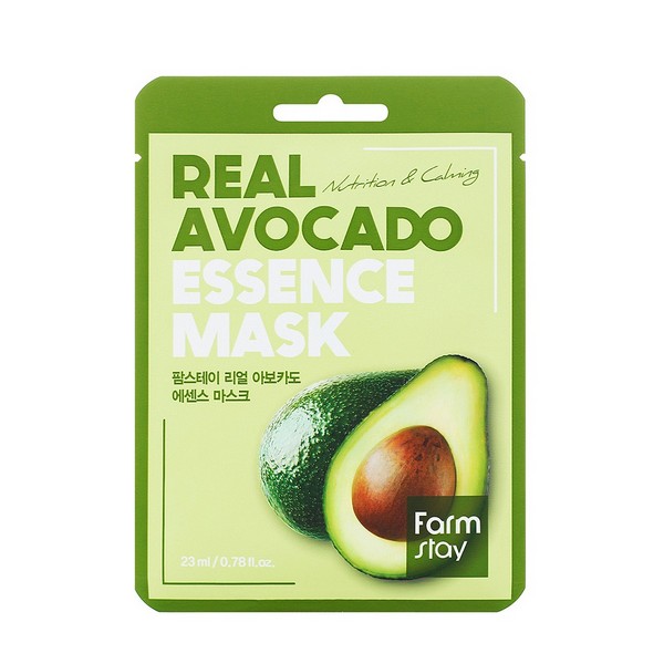 Тканевая маска для лица с экстрактом авокадо, 23 мл