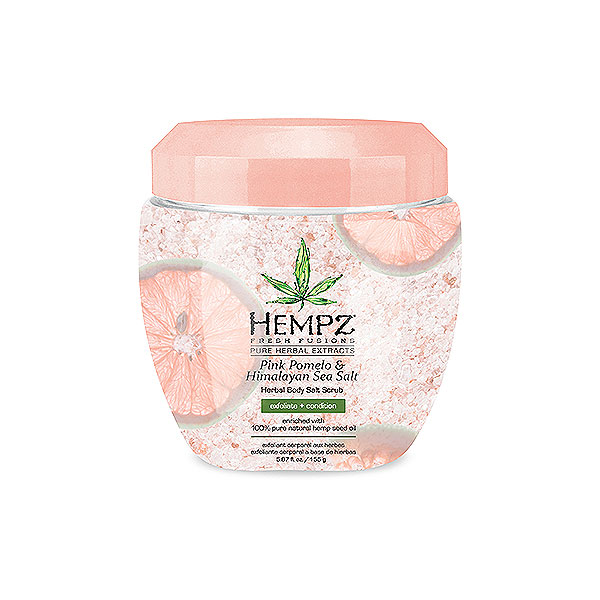 Hempz Pink Pomelo & Himalayan Sea Salt Herbal Body Salt - Скраб для тела, Помело и гималайская соль, 155 гр