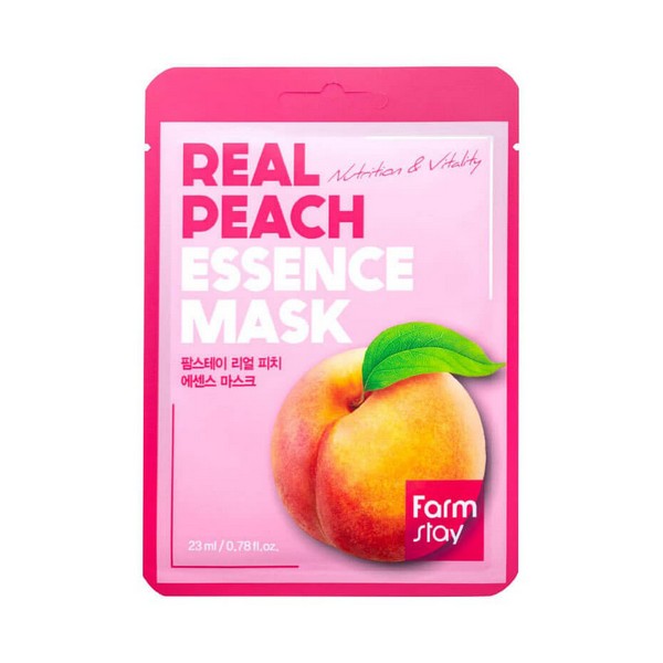 Тканевая маска для лица с экстрактом персика, 23 мл