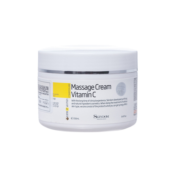 Skindom Массажный крем Massage Cream Vitamin C для лица с витамином С, 250 ml
