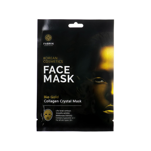 Гидрогелевая маска для лица с био золотом