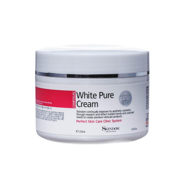 Skindom Крем для лица White Pure Cream отбеливающий, 250 мл