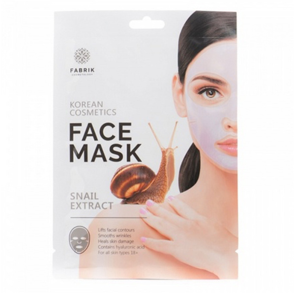 Гидрогелевая маска для лица с экстрактом улитки