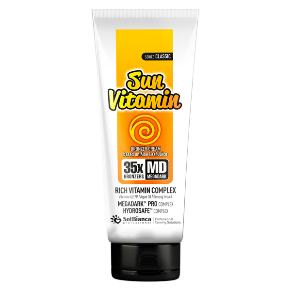 Крем-автозагар Sun Vitamin с маслом аргана, экстрактом женьшеня и витаминным комплексом, 125 мл