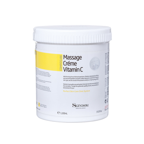 Skindom Массажный крем Massage Cream Vitamin C для лица с витамином С, 1100 ml