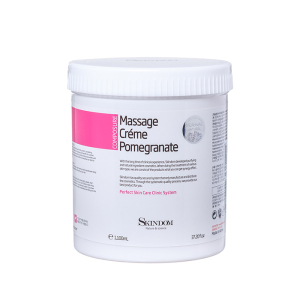 Skindom Массажный крем для лица Massage Cream Pomegrante с экстрактом граната, 1100 ml