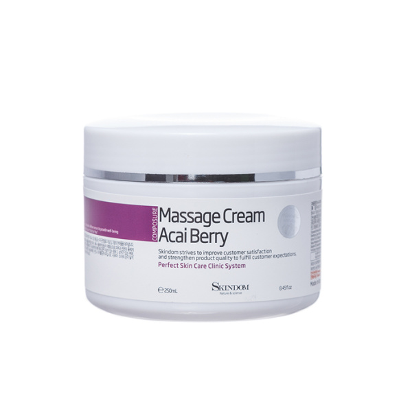 Skindom Массажный крем для лица Massage Cream Acaiberry с экстрактом ягод асаи, 250 ml