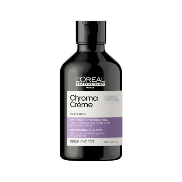 Крем-шампунь Serie Expert Chroma Creme нейтрализующий фиолет для светлого и пепельного блонда, 300 мл