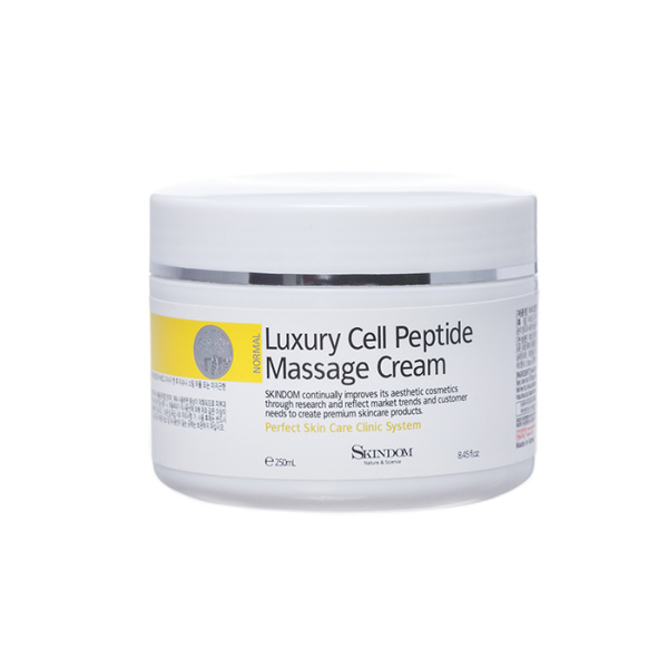 Skindom Массажный крем для лица Luxury Cell Peptide Massage Cream с элитными пептидами, 250 ml