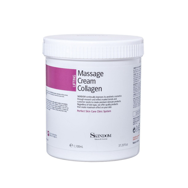 Skindom Массажный крем для лица Massage Cream Collagen с коллагеном, 1100 ml