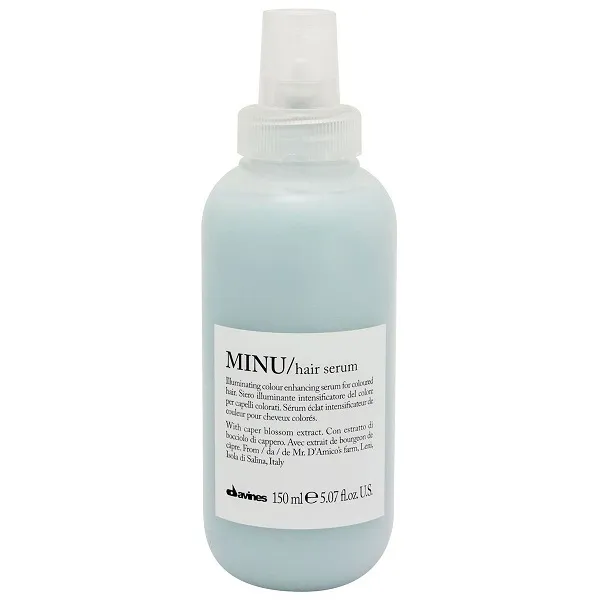 Davines Minu Hair Serum - Несмываемая сыворотка для окрашенных волос, 150 мл