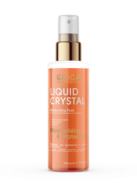 Флюид Liquid Crystal для увлажнения и защиты сухих волос, 100 мл